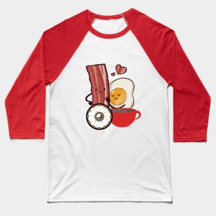 FUNNY Bacon And Eggs Breakfast Baseball T-Shirt